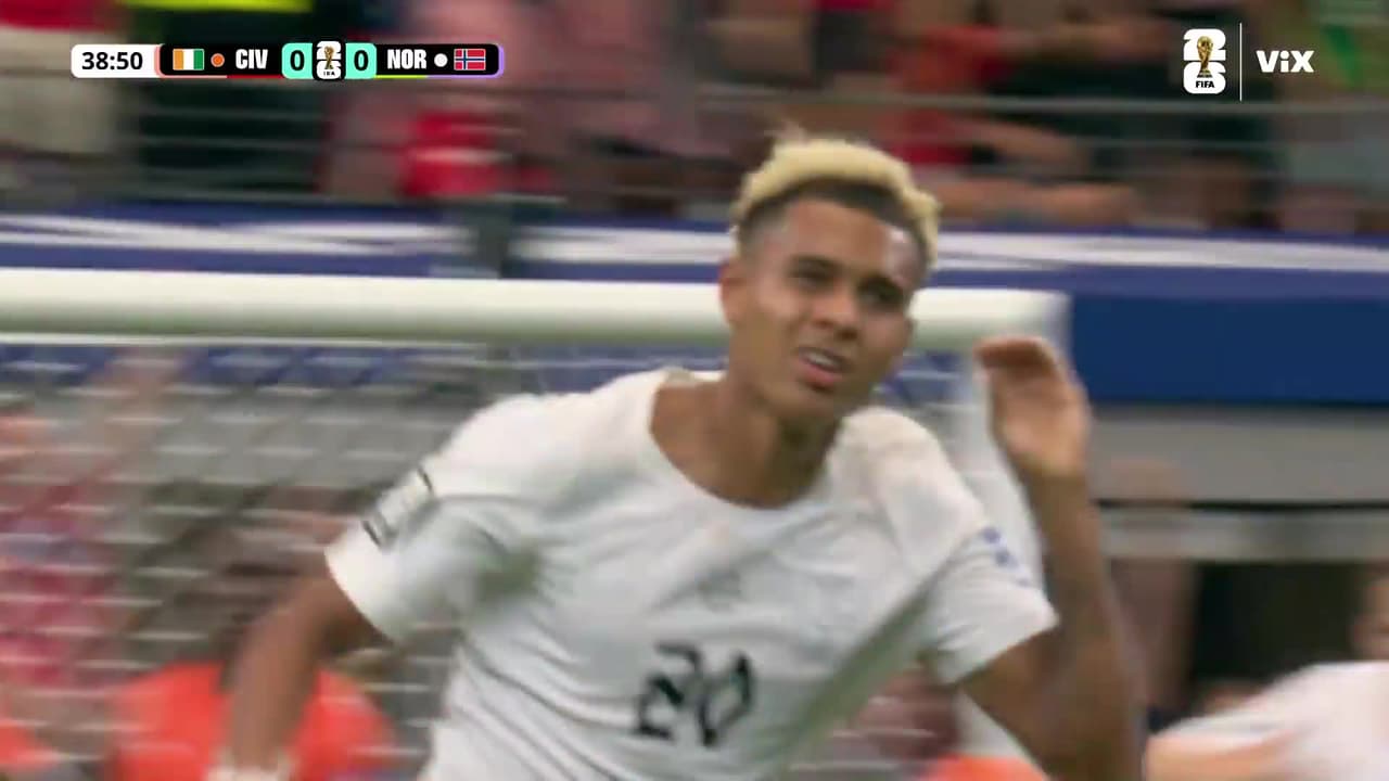 ¡Gol de Noruega! Antonio Nusa se manda un auténtico golazo