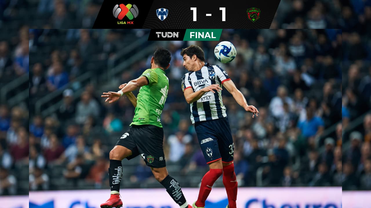 ¡Campeonitis aguda! Rayados empata con Juárez y sigue sin ganar