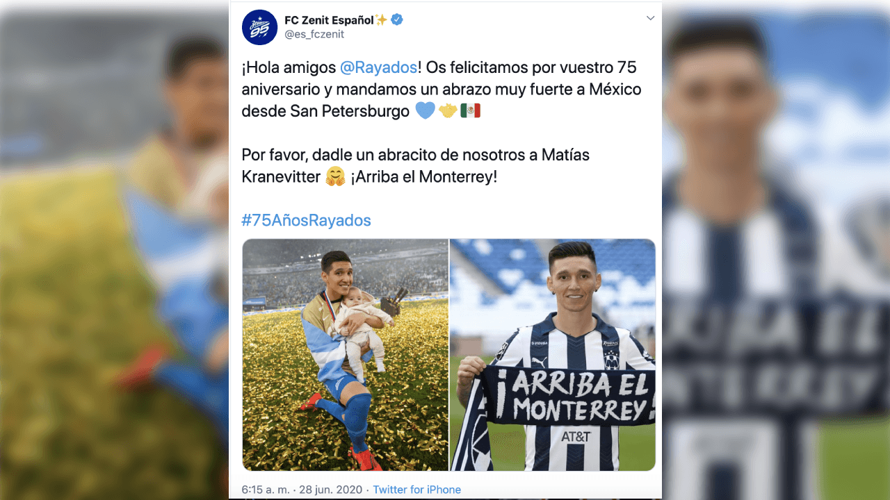 Así celebra el mundo futbolístico en México y en Europa para Rayados de Monterrey.