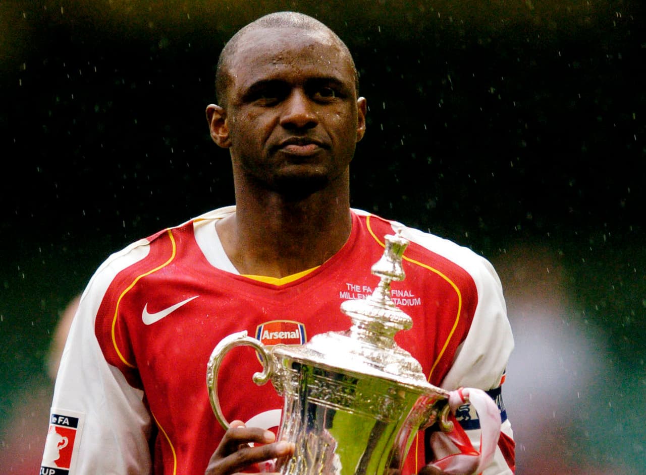 Patrick Vieira es parte de los mejores momentos en la historia del Arsenal.