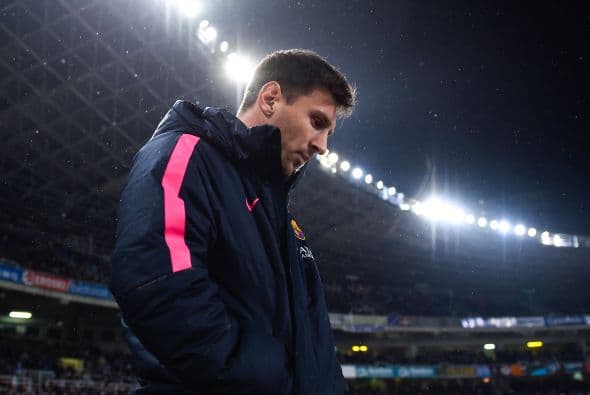 El argentin fue suplente en el juego entre Barcelona y la Real Sociedad.