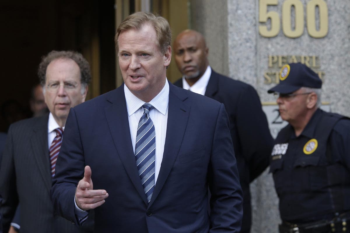 Roger Goodell: La NFL apelará el fallo del juez que anuló la suspensión de Tom Brady