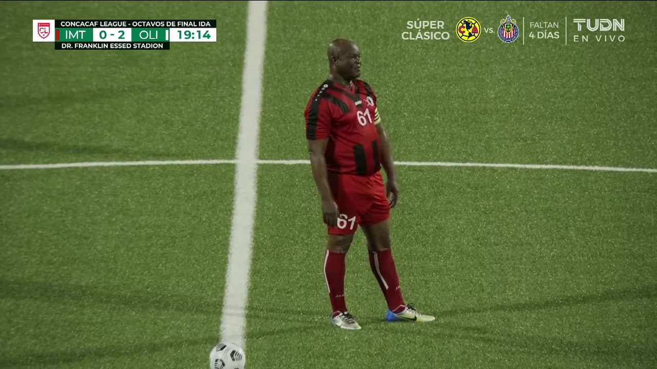 ¡GOOOL! Carlos Pineda anota para Club Deportivo Olimpia.