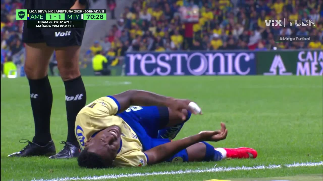 ¡Se encienden las alarmas en América! Christian Borja está lesionado