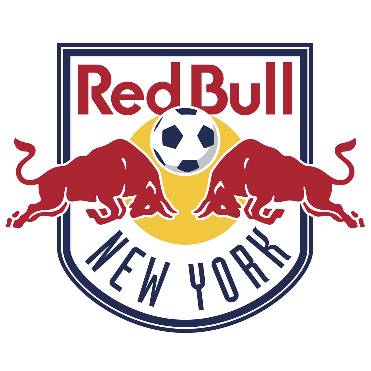 Con algunos leves retoques, este es el logo actual de RBNY.