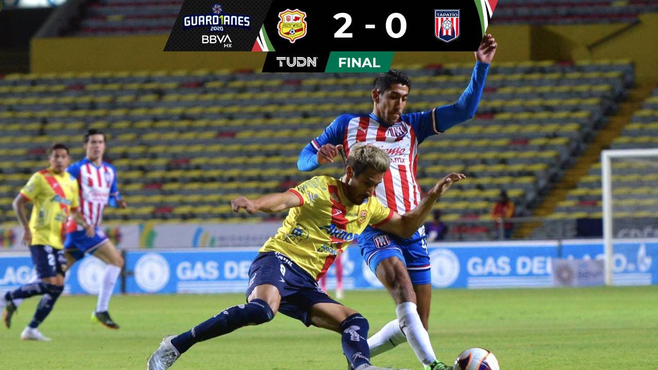 Atlético Morelia vence 2-0 a Tapatío y sigue imparable