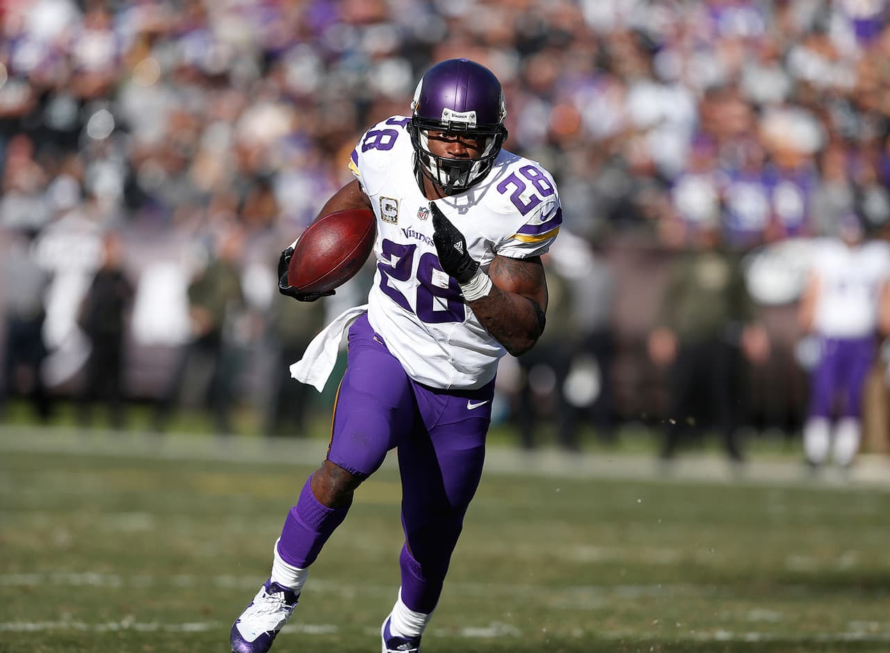 5. Adrian Peterson, RB, Minnesota Vikings.- 27.6 puntos.
