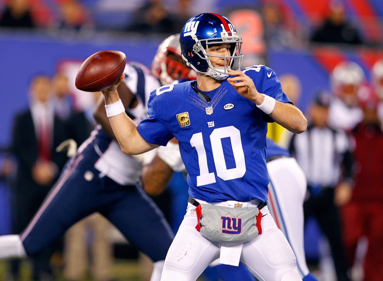14. Eli Manning, QB, New York Giants.- 21.44 puntos.