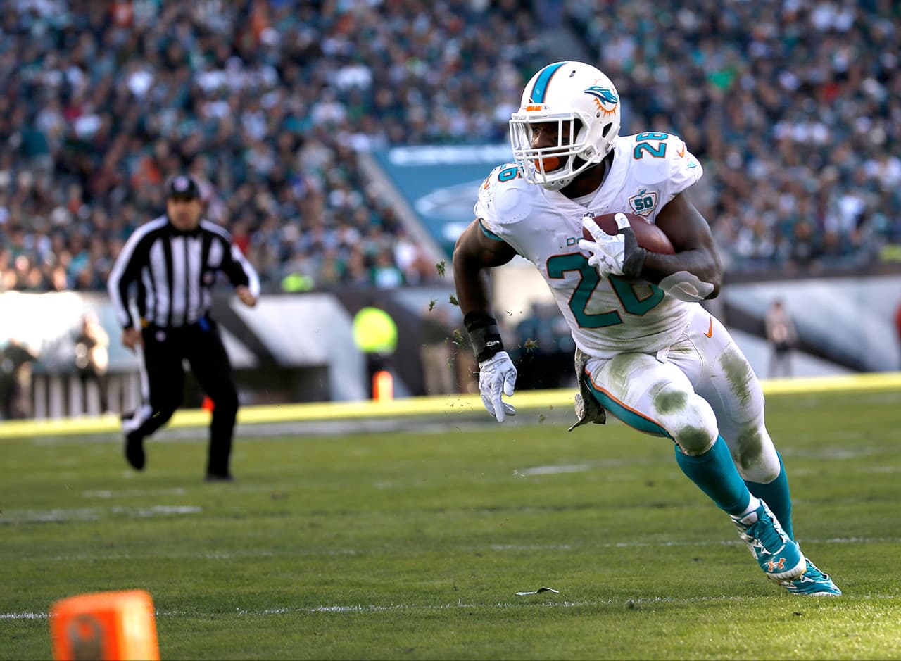 30. Lamar Miller, RB, Miami Dolphins.- 15.3 puntos.
