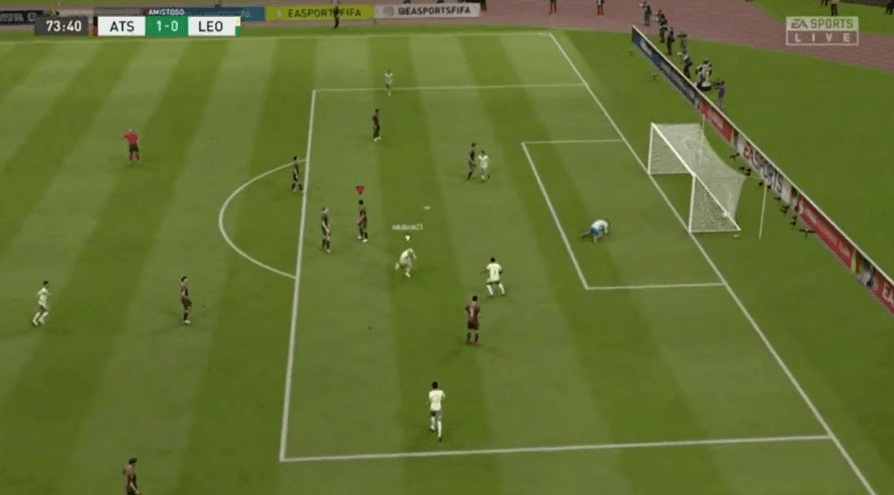 Agónico empate del León contra el Atlas, 2-2, que casi casi se despide de la Liguilla del torneo virtual de la eLiga MX.