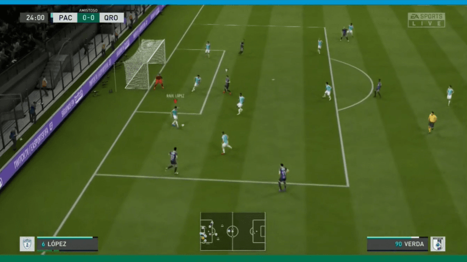 Romario Ibarra en los controles, por parte de Pachuca, logra vencer a los Gallos de Jaime Gómez con goles de Dávila, Sambueza y Jara en la Jornada 8 de la eLiga MX.