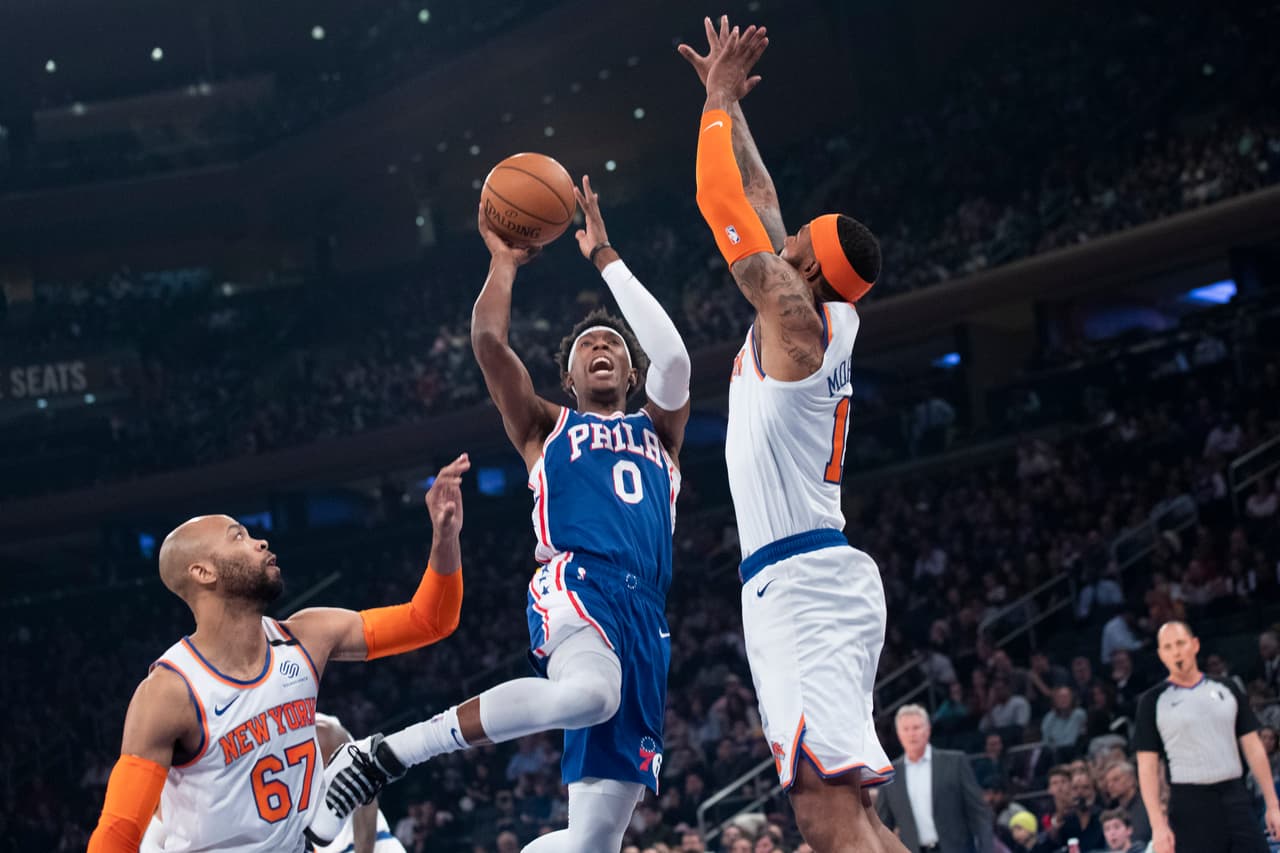 New York Knicks
<b>87-90 </b>Philadelphia 76ers