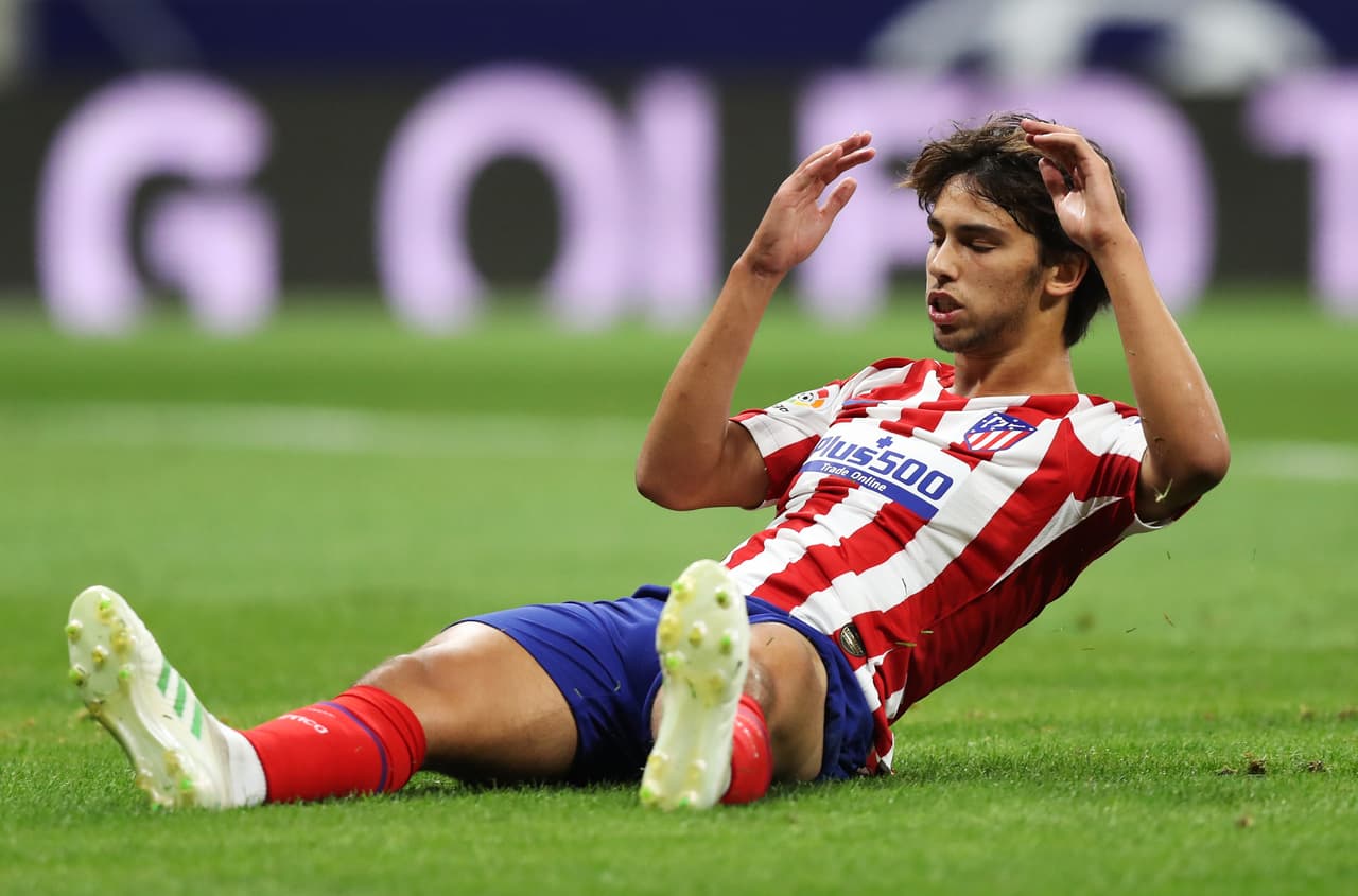 Joao Félix se vio participativo y no tardaría en demostrar su gran calidad ante la zaga del Getafe.