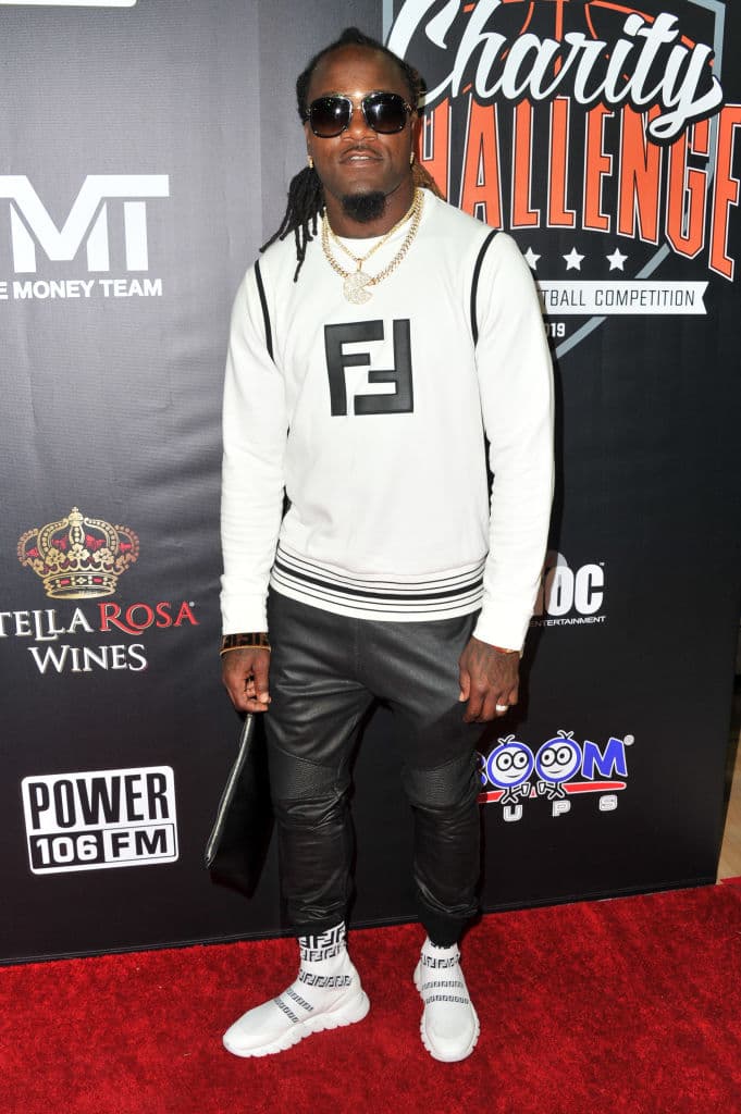 El exjugador de la NFL, el back defensivo de Titans y Bengals Adam "Pacman" Jones.