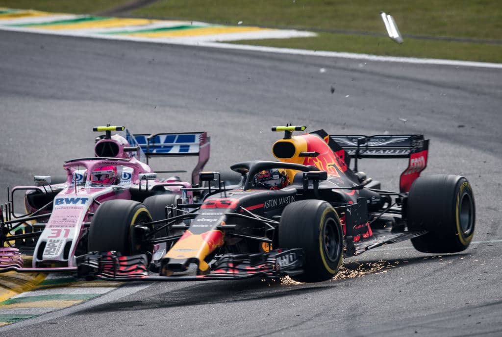 El choque de Ocon a Verstappen marcó el desenlace de la carrera, dejándole vía libre a Lewis Hamilton para ganar.