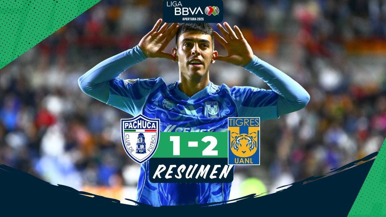 Resumen | Pachuca no puede con Tigres y pierde en casa