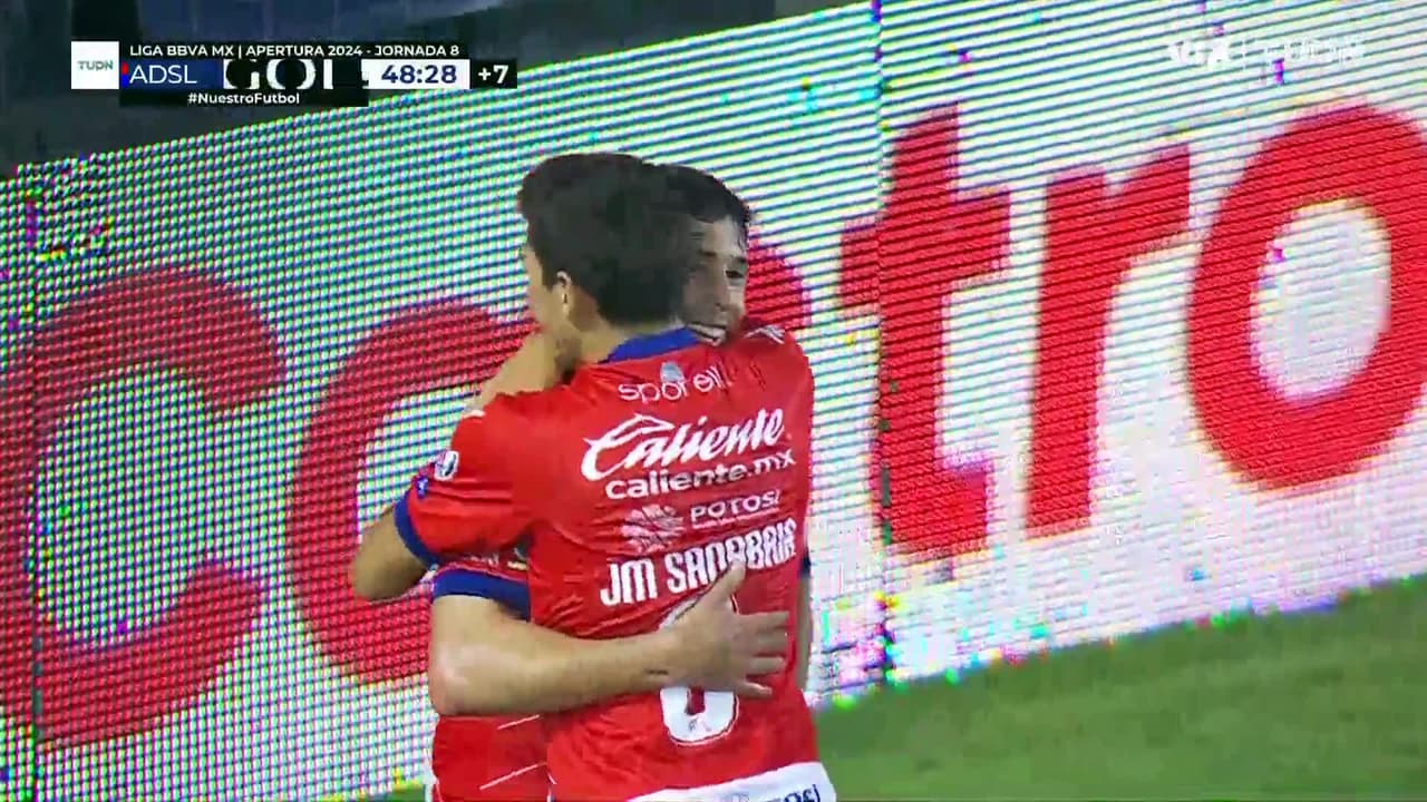 ¡Gol del Atlético de San Luis! Güemez le da la vuelta a la Máquina
