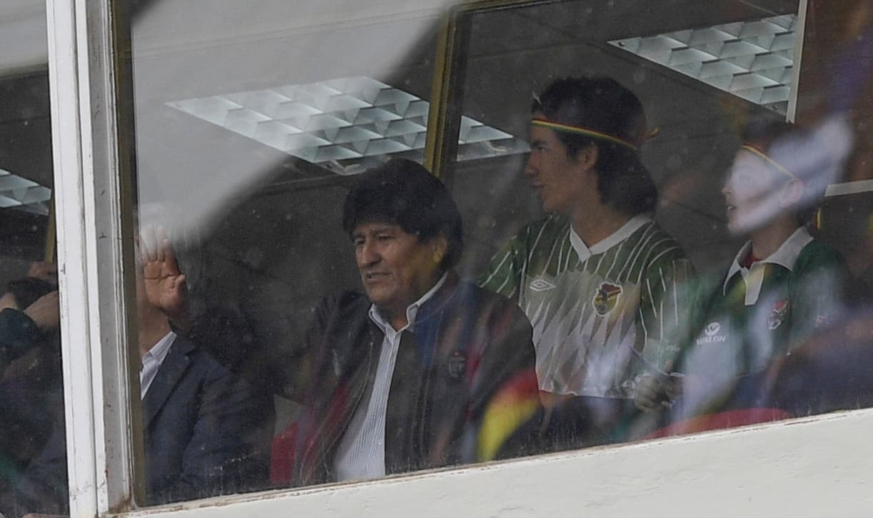 Un invitado de honor para este encuentro fue el presidente de Bolivia Evo Morales, quien lo vivió en el palco de honor.