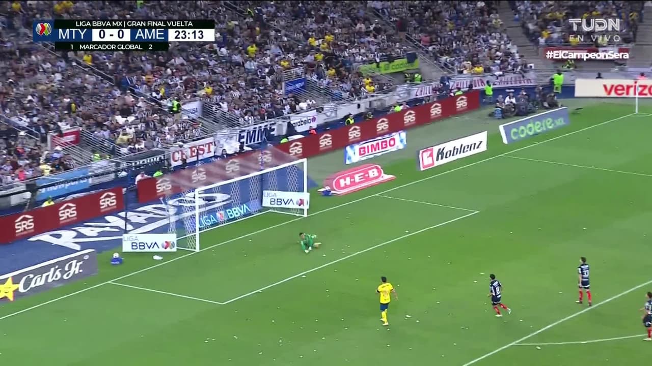 ¡GOL!  anota para América. Richard Sánchez