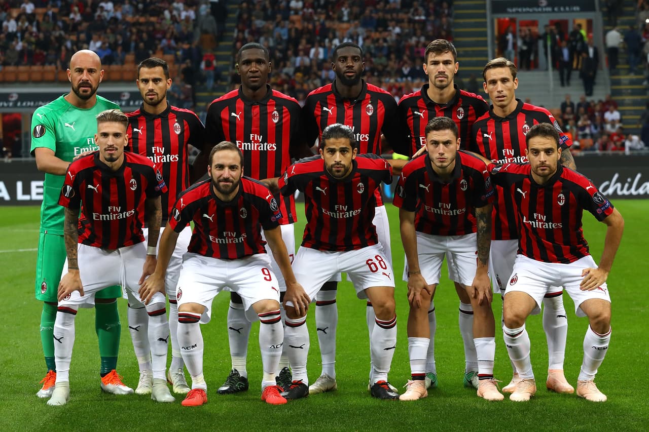 Reina, Calabria, Zapata, Romagnoli, Rodriguez, Bakayoko, Biglia, Bonaventura, Suso, Higuaín y Castillejo fue el equipo que paró 'Rino'.