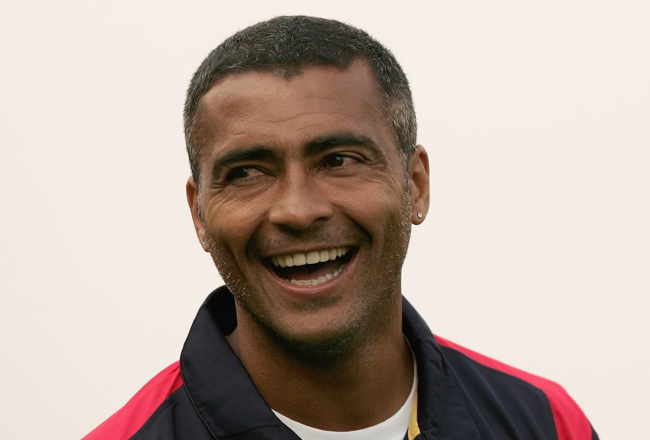 GOSFORD, AUSTRALIA - NOVEMBER 25: Romario of Adelaide United looks at the field before the start of play in the round fourteen Hyundai A-League match between the Central Coast Mariners and Adelaide United at Bluetongue Central Coast Stadium November 25, 2006 in Gosford, Australia. (Photo by Mark Kolbe/Getty Images)