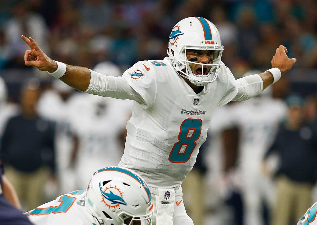 <b>23) Miami Dolphins (4-4)</b>. El consuelo que tienen los Dolphins, luego de la mala salida ante los Texans el jueves, es que reciben en casa a los Jets, un partido con el que deben lamerse las heridas.