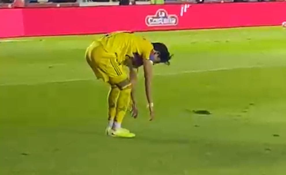 Alan Cervantes, víctima de la intensidad del juego