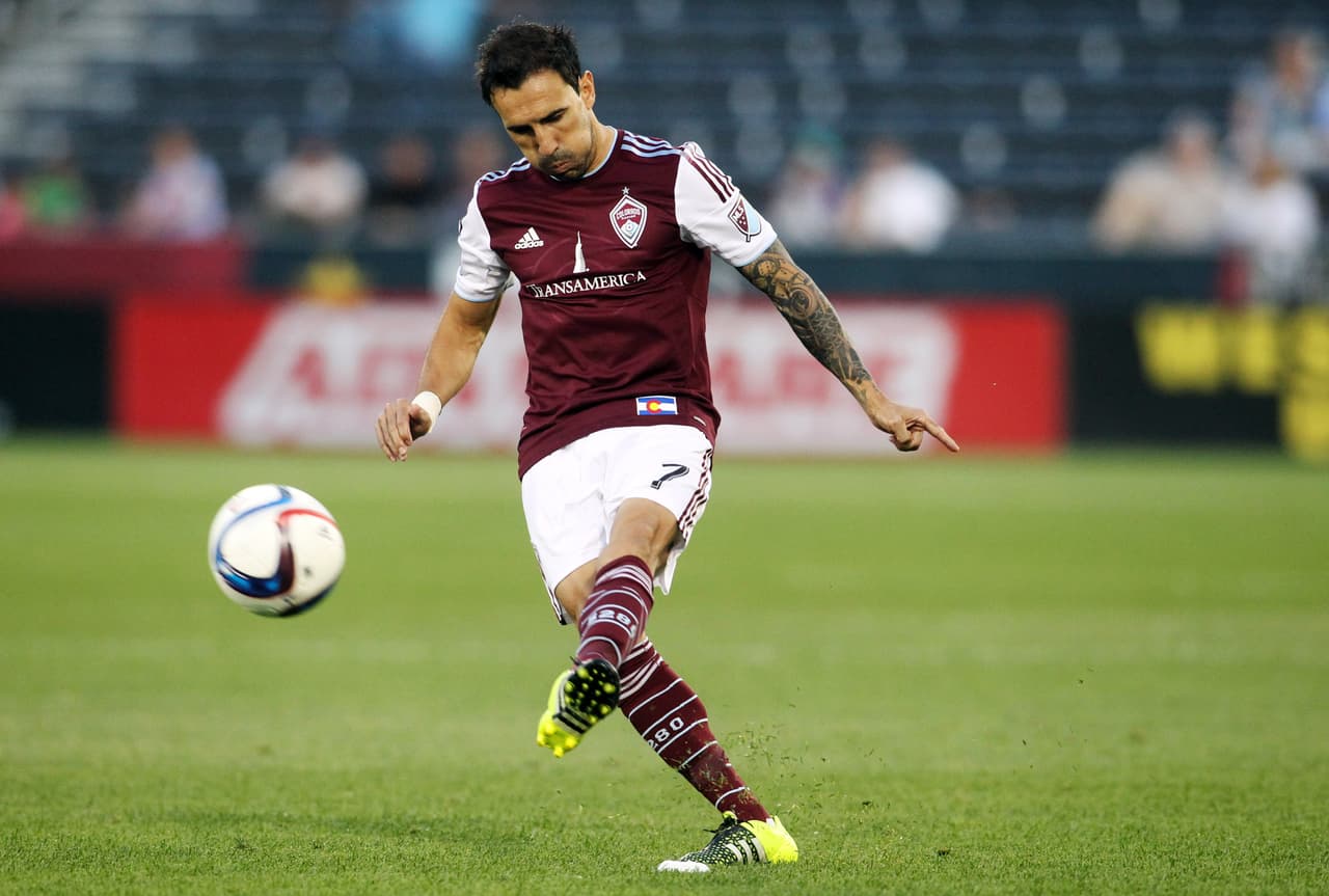 Vicente Sánchez comandó el mediocampo de los Rapids y lideró al equipo.