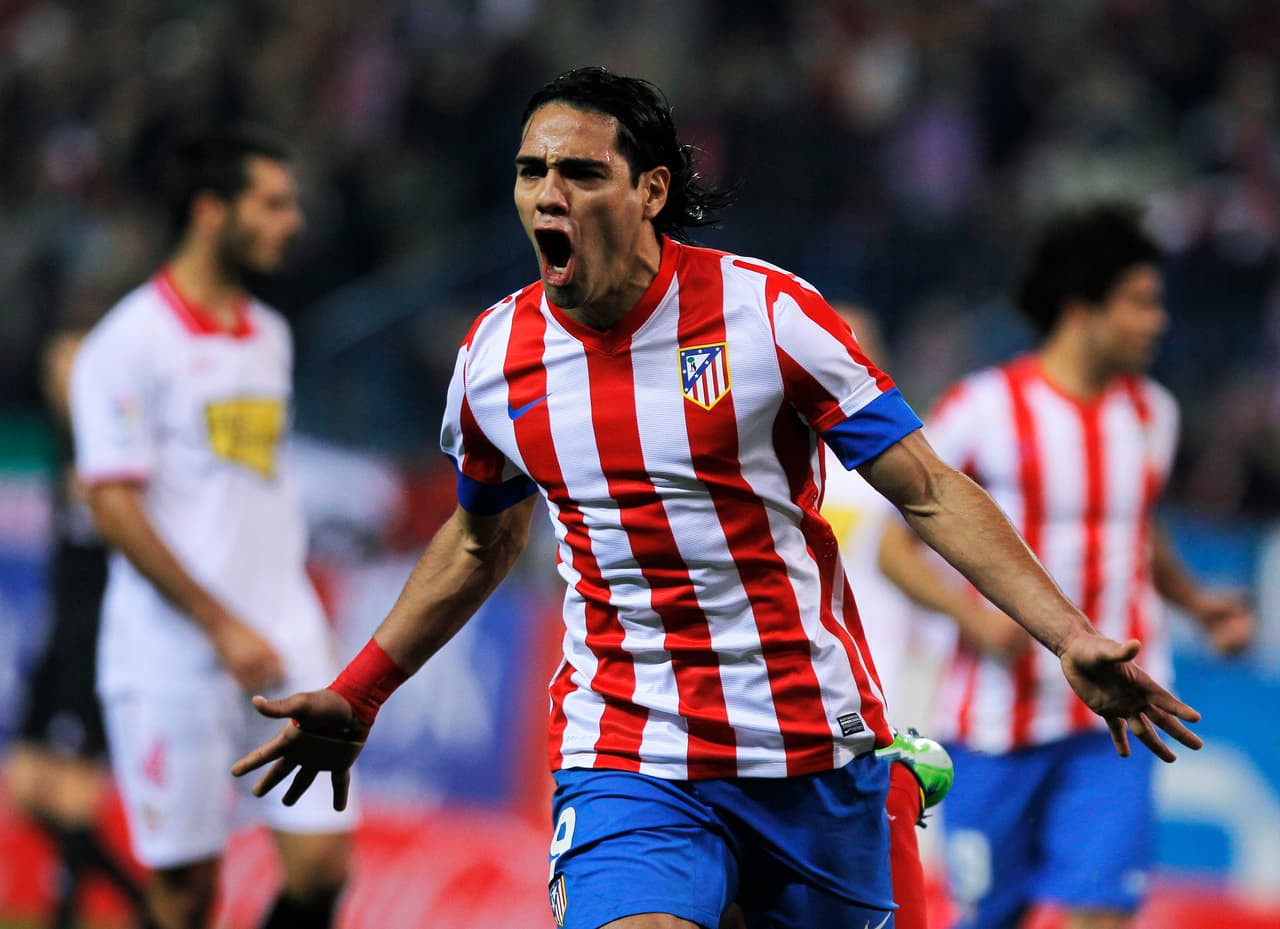 De 2011 a 2013 el Tigre Radamel Falcao García se puso la camiseta del Atlético de Madrid con el que hizo historia. Fue su máximo goleador en las dos temporadas logrando además una Copa del Rey, una Europa League y una Supercopa de la UEFA.