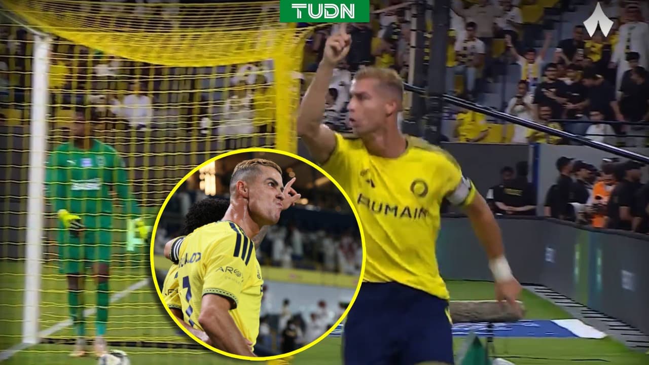 Gol 979 de Cristiano Ronaldo en el partido de Al-Nassr vs. Abha en Arabia Saudita
