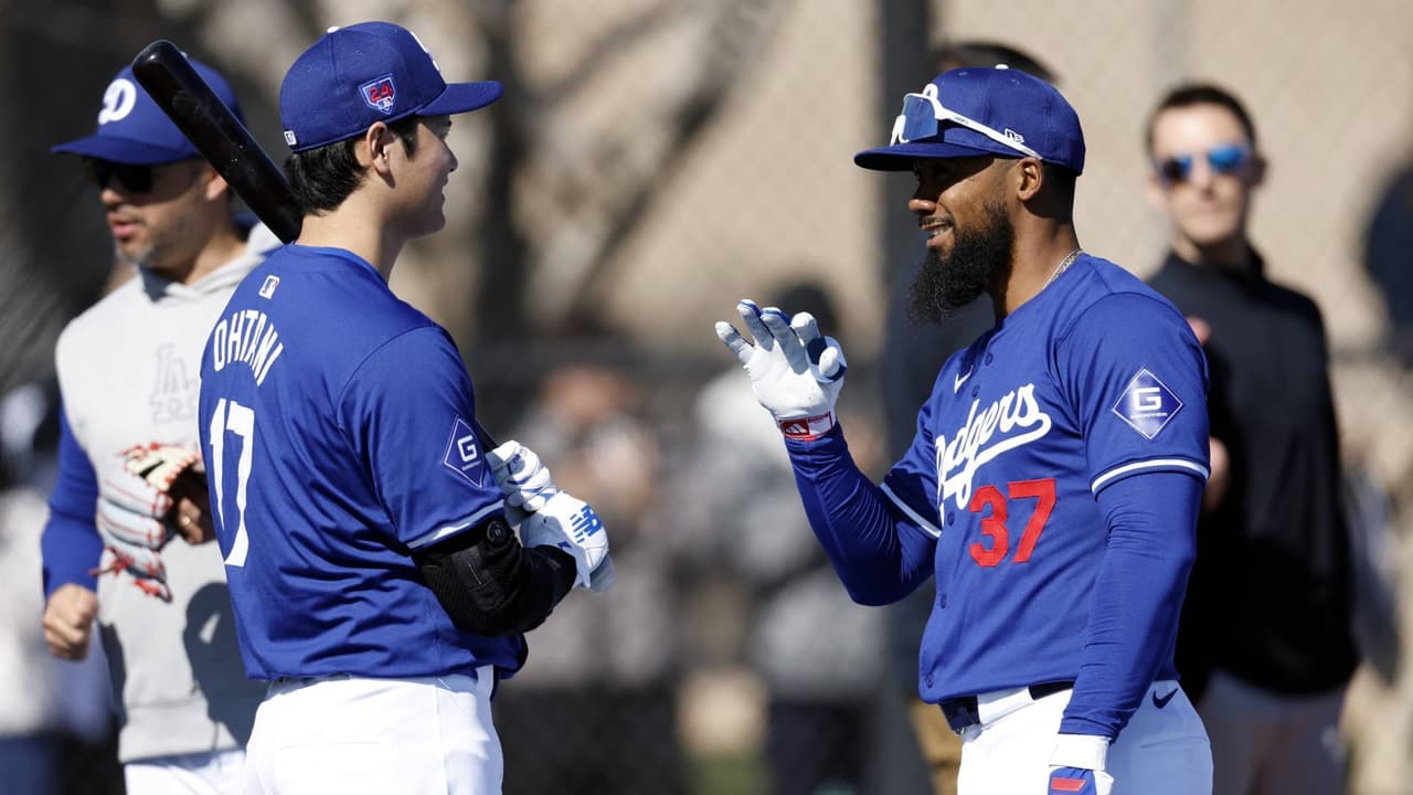 Clases de español en Dodgers con Teoscar a Shohei y Yoshinobu
