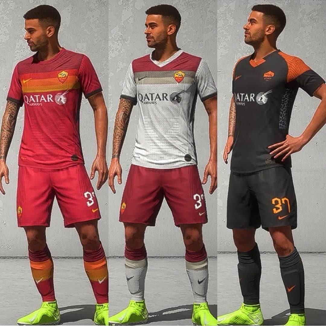 La camiseta de la Roma con tintes de los 70 y unas rayas horizontales muy llamativas.