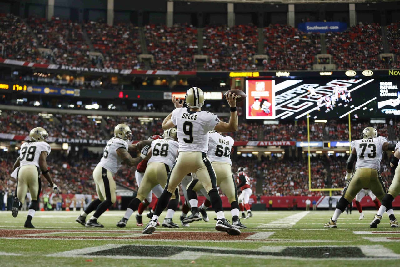 Los New Orleans Saints vencieron 20-17 Aa Atlanta Falcons en lo que pudo ser el último partido de Drew Brees y Sean Payton juntos.