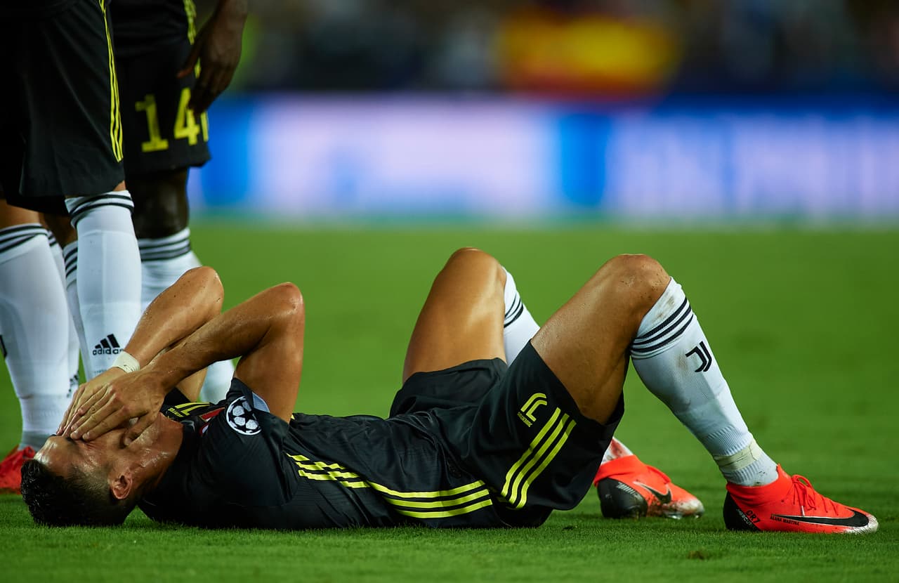 Cristiano Ronaldo recibió su primera expulsión en Champions League