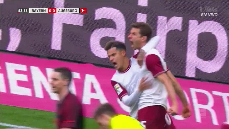 ¡GOOOL! Thomas Müller anota para FC Bayern München