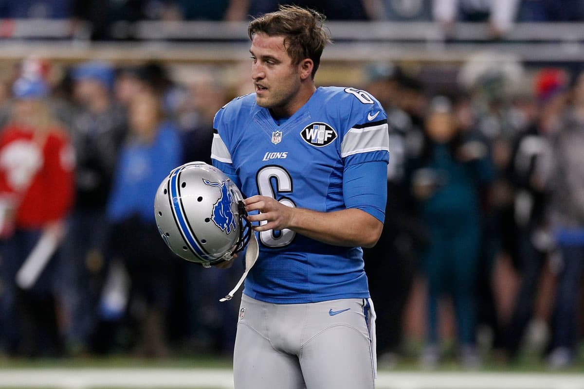 Martin promedió 46.0 yardas por patada de despeje en el juego que los Lions ganaron 45-14 a los Eagles.