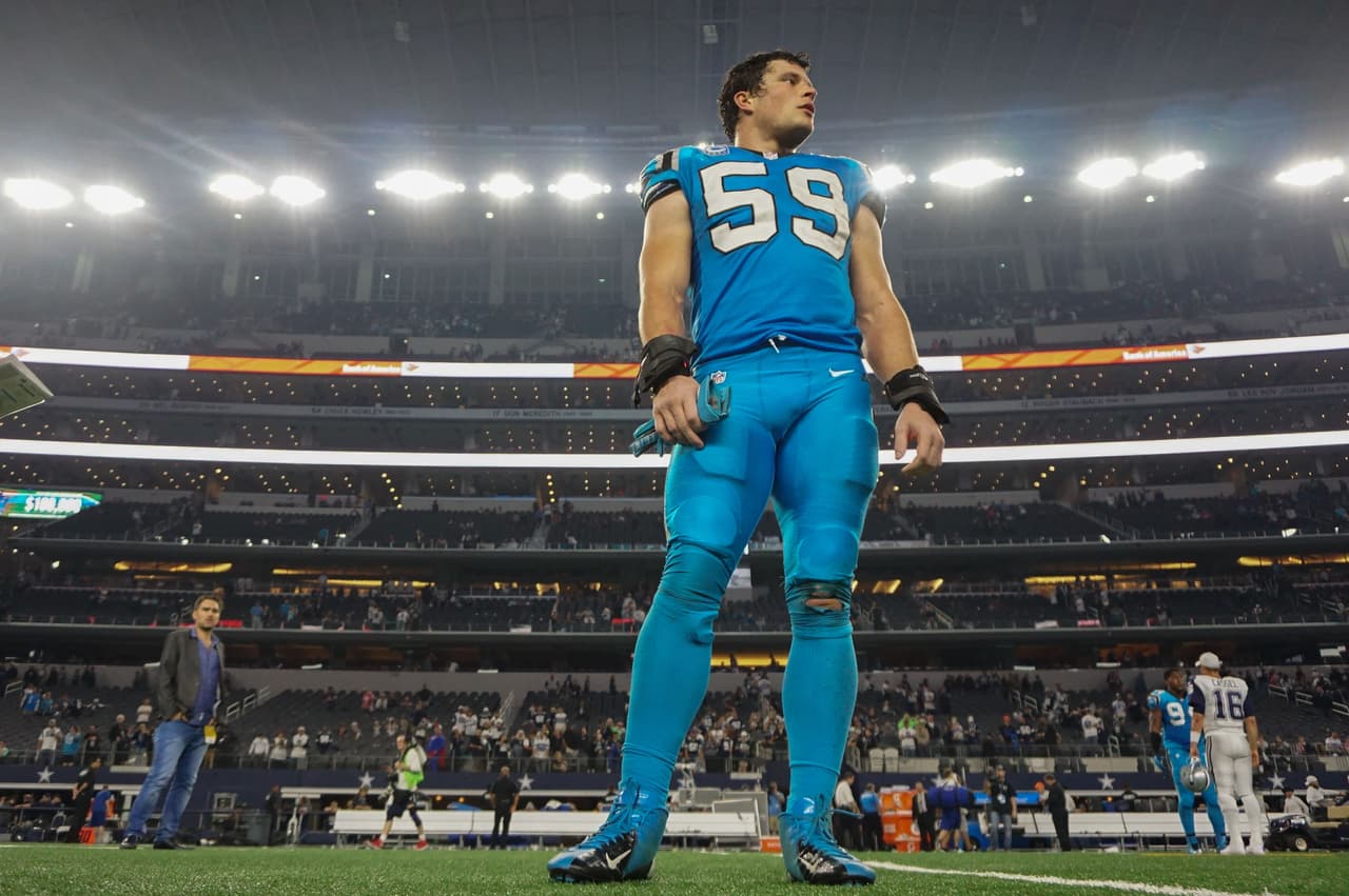 Jugador Defensivo de la Semana 12 NFC: LB LUKE KUECHLY, CAROLINA PANTHERS