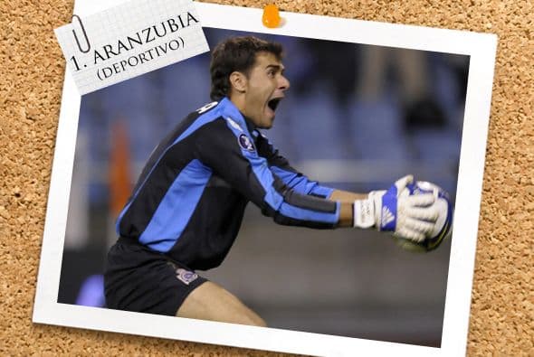 Nuestra portería está custodiada por un arquero que hizo más de lo que se esperaba de él, Daniel Aranzubía.