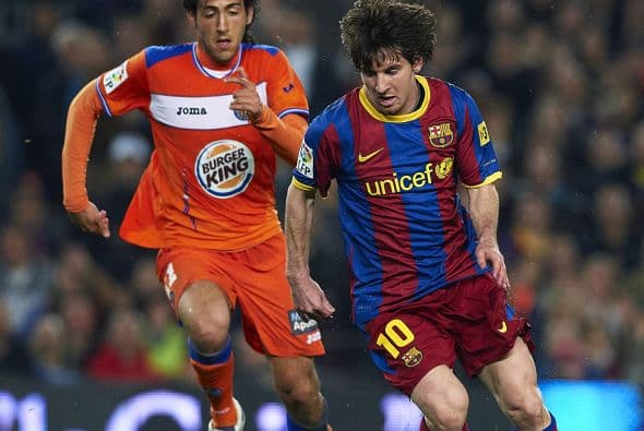 Messi puso el servició para el segundo gol blaugrana.