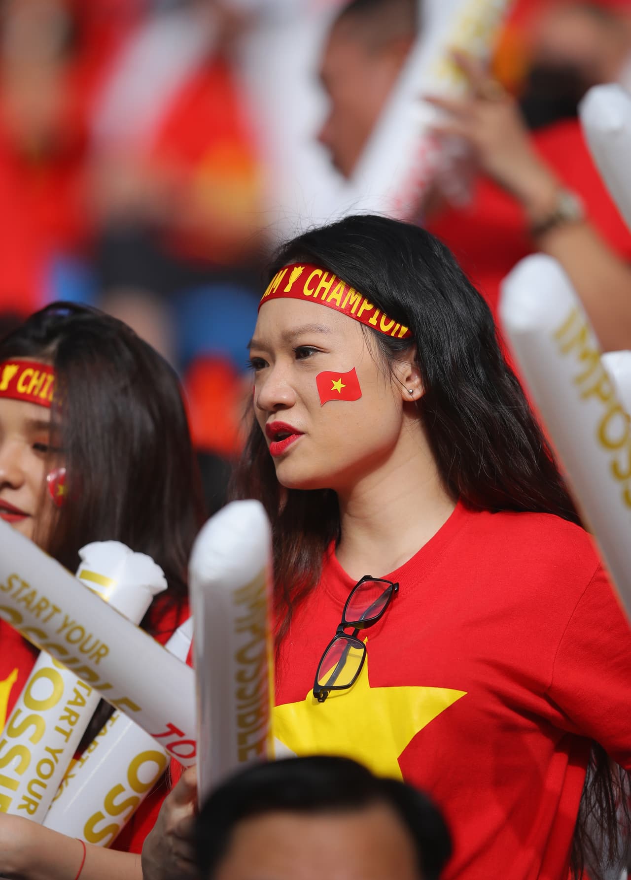 Los hinchas le dan un color a la fiesta de la Copa de Naciones Asiáticas que vive la intensidad en Cuartos de Final con los duelos de Irán que venció a China y de Japón que derrotó a Vietnam (foto).