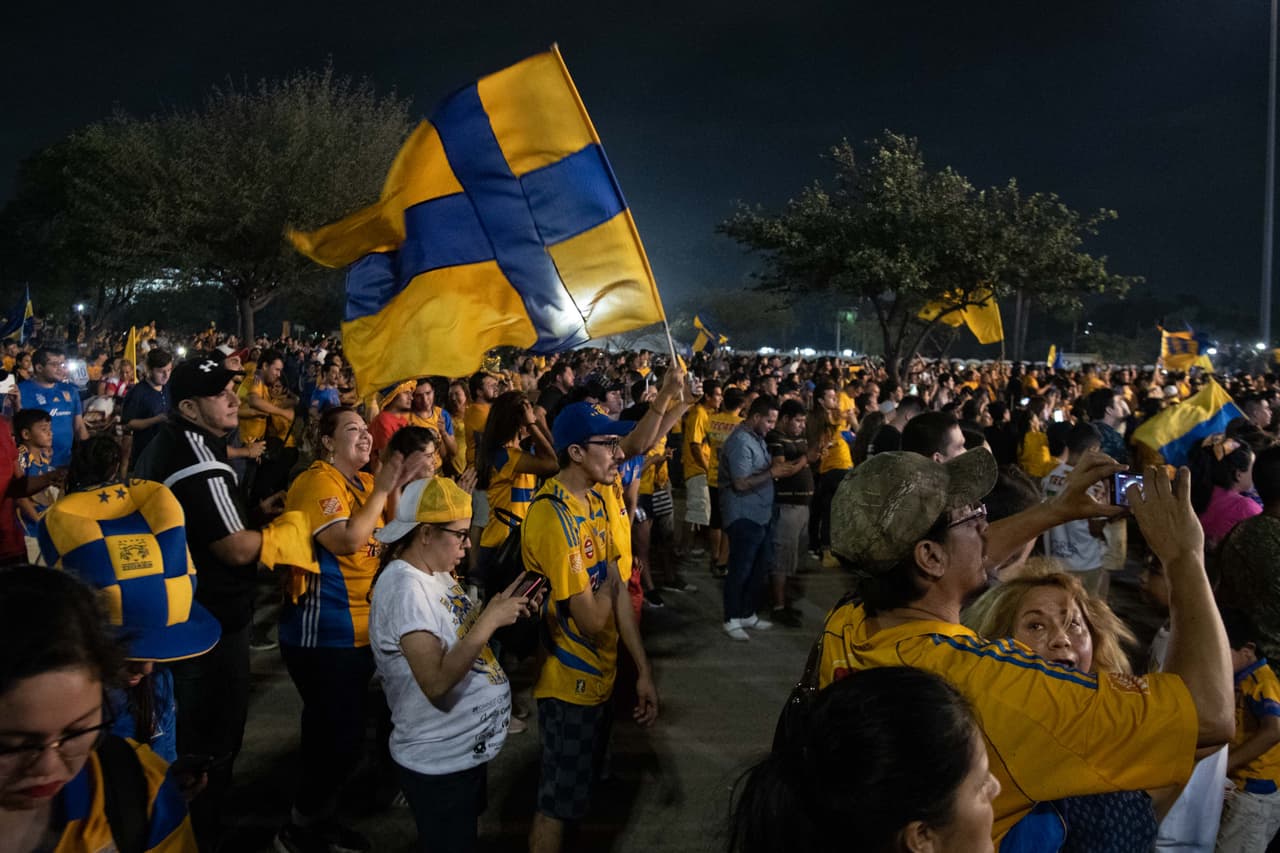 Los fanáticos de Tigres disfrutaron el partido ante León y celebraron la conquista de su séptimo título en la historia de la Liga MX.