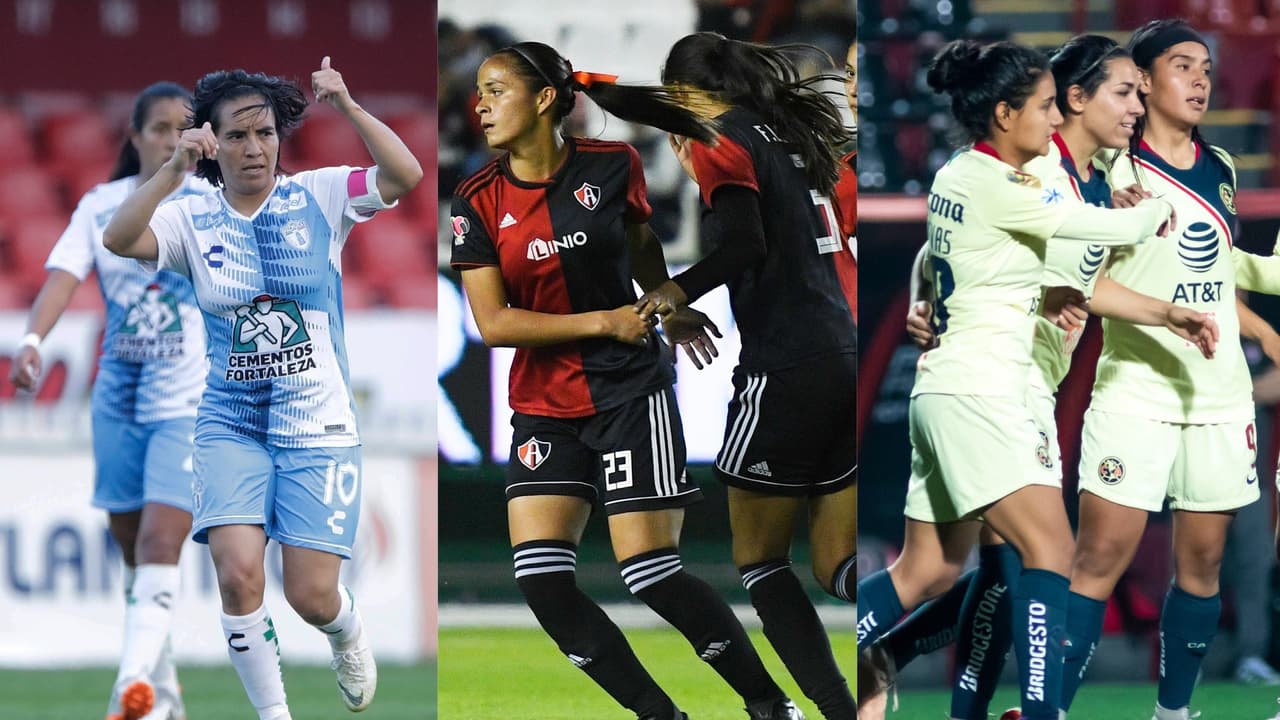Pachuca, Atlas y América lideran la Liga MX Femenil tras la Jornada 5