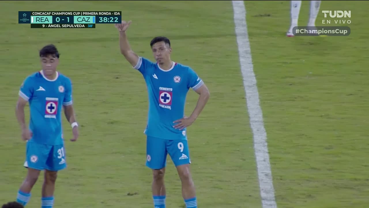 ¡Golazo de Sepúlveda! Cruz Azul ya lo gana 1-0 vs. Real Hope