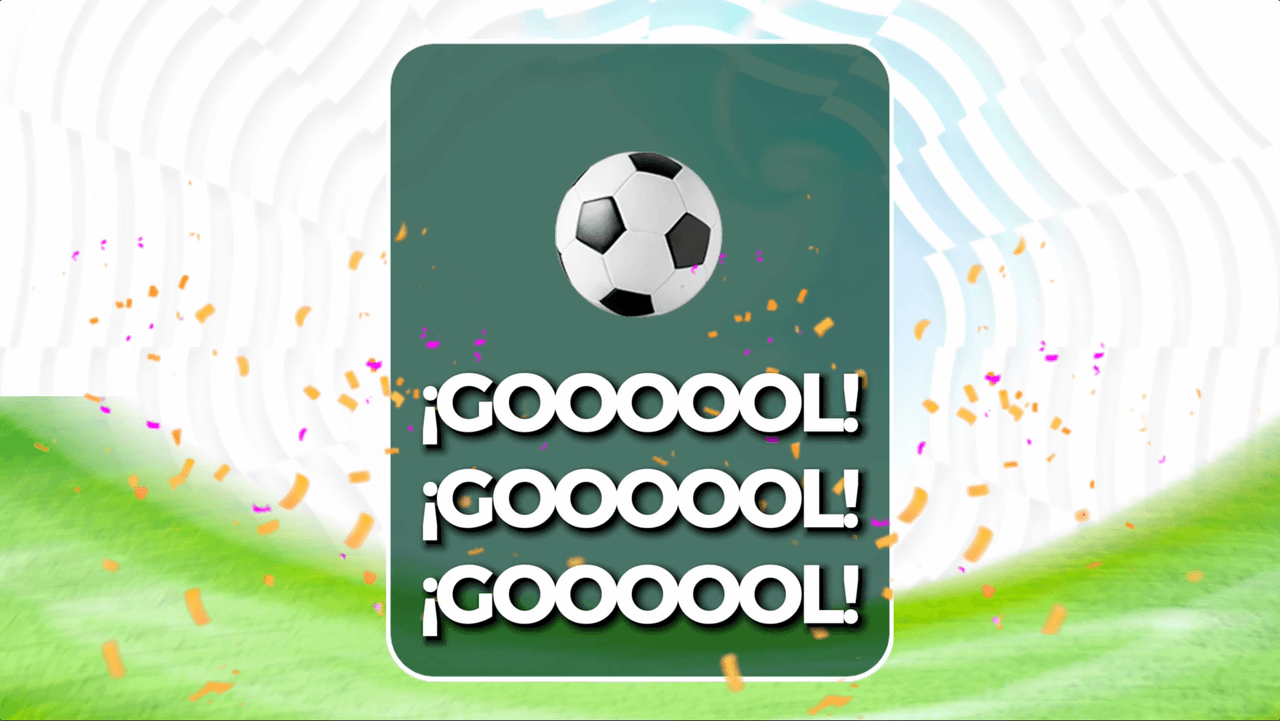 ¡Goooooool! ¡Las redes se mueven! ¡La afición salta de su asiento!