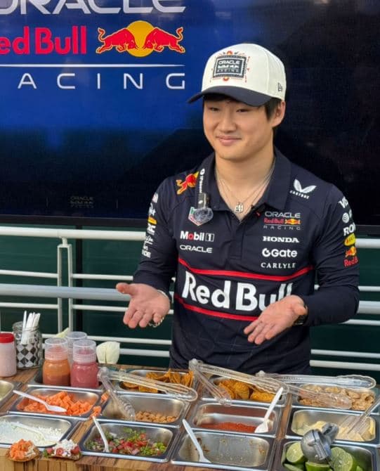 Yuki Tsunoda mostró sus cualidades para hacer 'Dorilocos'