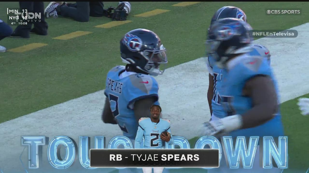 ¡Nadie respeta a los Chiefs! Tyjae Spears suma seis puntos para los Titans