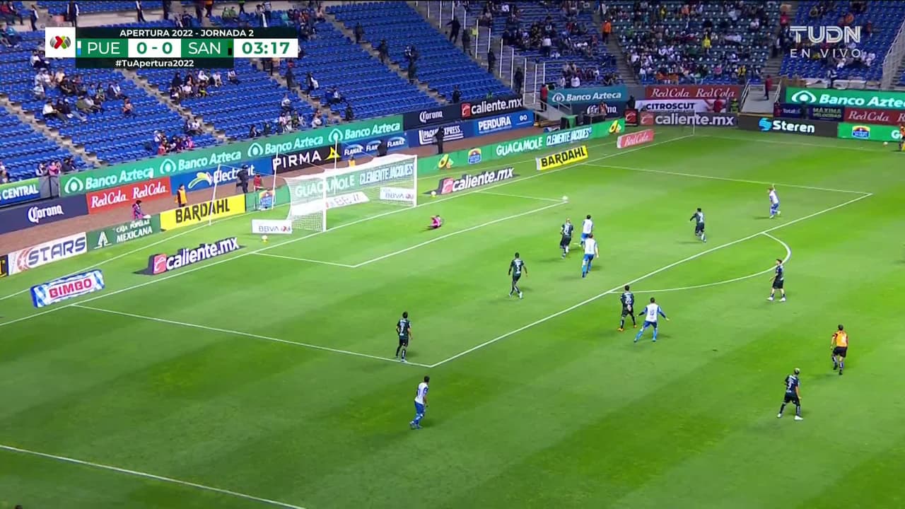 ¡TIRO ATAJADO! disparo por Federico Mancuello.