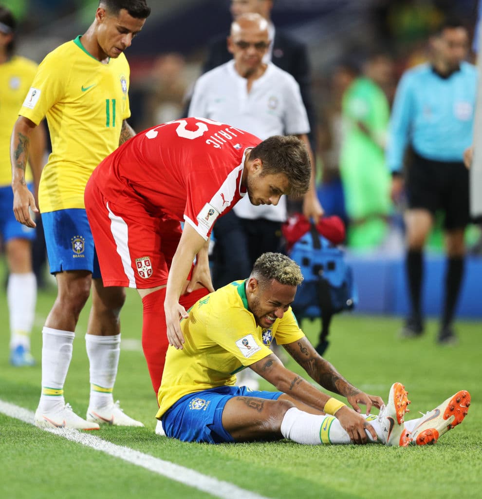 En el partido ante Serbia por el Grupo E el pasado 27 de junio de 2018 en Spartak Stadium en Moscú.