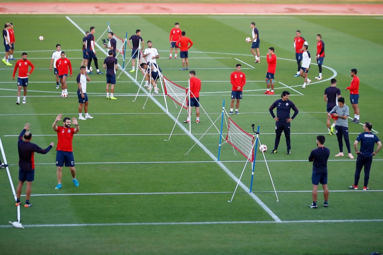 El equipo tuvo su último entrenamiento antes de enfrentar al Kahima Antlers de Japón.