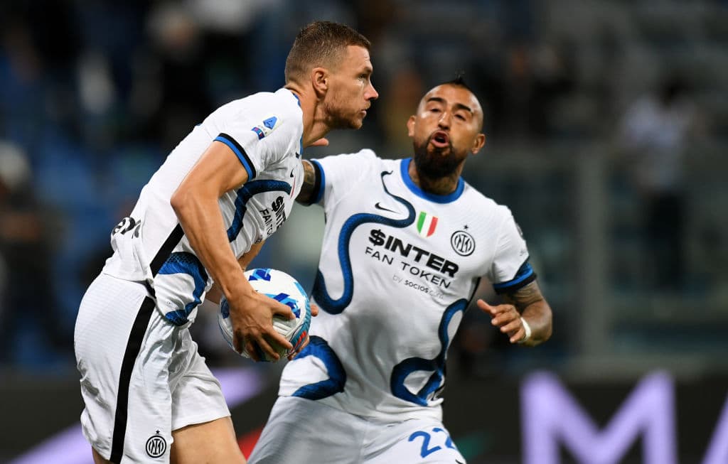 Edin Dzeko y Lautaro Martínez fueron los culpables de la remontada del Inter 1-2 sobre el Sassuolo.